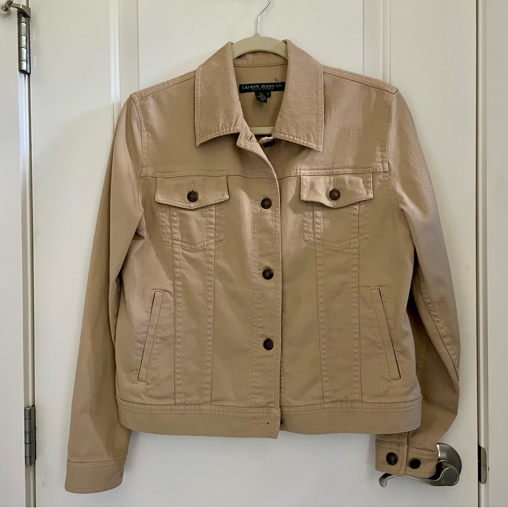 Vintage Ralph Lauren Lauren Jeans Co. Tan Jacket/ Size M